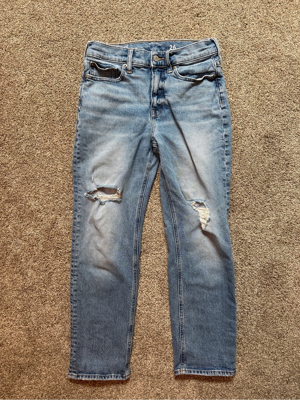 JCrew Women’s Classic Straight Mid Rise Jeans Size 26